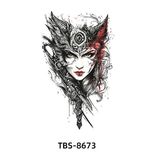 2025 Mới Bán Buôn Châu Âu Mỹ Hình Xăm Tạm Thời Sticker Cánh Tay Đầy Đủ Wolf Tiger Hoa Thiết Kế Giấy Trắng Nhỏ Nửa Cánh Tay - Product Image 3