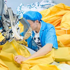 Fabricant Type 4B/5B Vêtements <span class=keywords><strong>de</strong></span> sécurité imperméables pour homme Combinaison <span class=keywords><strong>de</strong></span> protection chimique industrielle jetable - Product Image 5