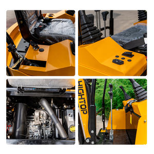 מיני מחפר epa מנוע kubota 1.5ton זחילה 1500 ק "ג משק חופר קטן למכירה - Product Image 2