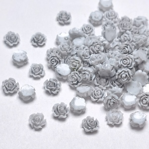 500 Pièces de Décorations <span class=keywords><strong>en</strong></span> Forme de Rose 5mm, Breloques 3D pour Ongles <span class=keywords><strong>en</strong></span> Résine à Dos Plat, Fleurs Multicolores pour Manucure - Product Image 6