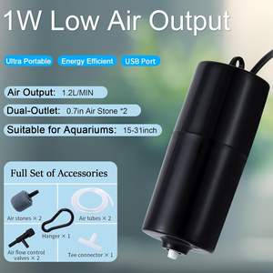 Kit de pompe à air pour aquarium de luxe USB, plastique écologique, mini bulleur, aérateur portable pour aquarium, pierres à air, sacs de bureau - Product Image 4
