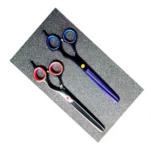 Ciseaux à effiler les cheveux, ciseaux de barbier, ciseaux texturisants, outils professionnels de barbier, équipement de coiffure japonais - Product Image 4