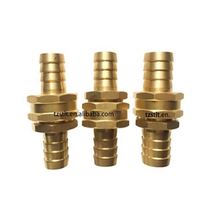 Adaptador De Acoplador De Tubería De Latón Macho, Codo De Púas Para El Hogar, 2 Piezas, 2 Vías