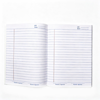 Cuaderno Escolar Personalizado de 200x148mm para Niños, 80 Hojas, Papel Rayado, Encuadernado con Grapa, con Cubierta Impresa a Todo Color, OEM