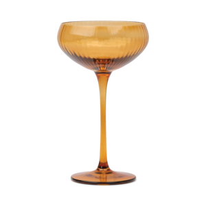 ชุดแก้วค็อกเทลสีเหลืองอำพัน 2 ใบ ยี่ห้อ Lou Coupe - Product Image 1