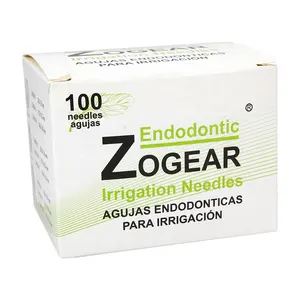 Zogee-aguja de irrigación endodoncia, desechable, estéril, SN005