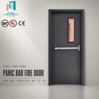 Porte coupe-feu en acier en gros pour les entrepreneurs en construction, les bâtiments commerciaux et les projets de sécurité incendie