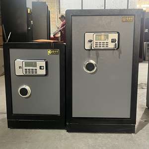 2025年 電子デジタルロック 耐火 指紋認証と鍵ロック ソリッドスチール オフィス金庫 現金/宝石保管 - Product Image 3