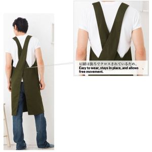 New Adult Fashionable <b>Waterproof</b> Woven Bib Cotton <b>Apron</b> 1-4 Pockets Sleeveless Cleaning Supplies Daily Use Work - Product Image 4