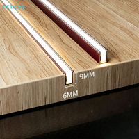 Éclairage LED encastré Fatersi 12V à émission latérale pour cuisine, armoire et meubles