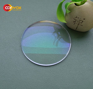Chất lượng cao nhà máy <span class=keywords><strong>1.61</strong></span> chỉ số cao HMC lớp phủ màu xanh lá cây ASP nhãn khoa ống kính quang học - Product Image 3