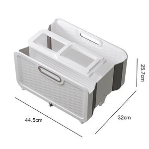 Cubo para fregona plegable, fregona Rectangular, paño plano, cepillo para lavar el suelo, cubo para apretar, cubo individual, almacenamiento en lavabo de drenaje - Product Image 5