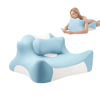 Almohada de Espuma Viscoelástica de Alta Calidad, Personalizable, con Forma de Alien, para Adultos, para Dormir Boca Abajo y Leer en Posición Prona