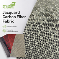 Tissu en fibre de carbone jacquard coloré 3K 240 g/m² en nid d'abeille, tissu hybride carbone-aramide pour garnitures automobiles et équipements sportifs