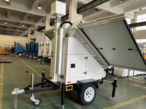 Hệ thống giám sát an ninh bằng camera di động trên xe kéo năng lượng mặt trời, xe kéo năng lượng mặt trời dùng cho ngoài trời - Product Image 6