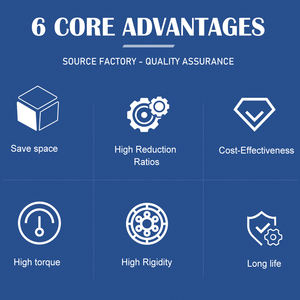 PT-A סדרה 90-מעלות זווית הילוכים פלנטרית הילוכים יחס 3:1 100:1 עבור ציוד פירים - Product Image 3