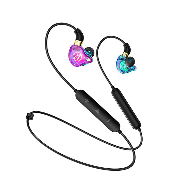 Fashion Design BX-02 New Unique Neckband Earphone Crystal Earbuds HiFi Sound Clear Voice Sports Headset BX02 Neck Band