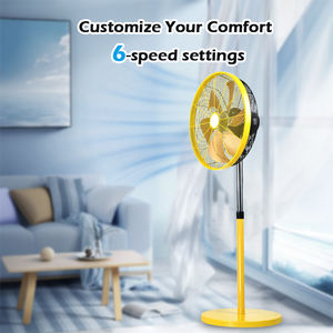<span class=keywords><strong>Ventilateur</strong></span> sur pied intelligent moderne DC, oscillation à 180 degrés, <span class=keywords><strong>ventilateur</strong></span> sur pied à 6 pales - Product Image 2