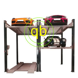 Promotion : Système de stationnement hydraulique intelligent à quatre poteaux, triple empilage, double plateforme, pour levage de voitures et équipement de <span class=keywords><strong>garage</strong></span> - Product Image 4