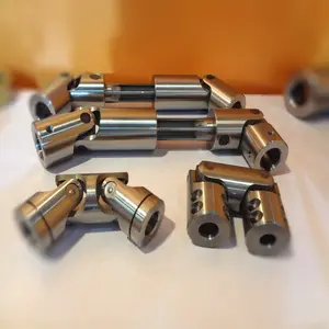 CNC Machining Service Milling Turning Parts Steel Universal Coupling Joint Shaft Coupling Telescopic Universal Joint Machinery