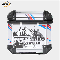 Coffre de moto en aluminium 45L personnalisé OEM ODM imprimé sur mesure pour la vente en gros
