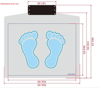 Sensor Film Piezo FSR Resolusi Tinggi yang Dapat Disesuaikan untuk Analisis Gerakan Telapak Kaki & Pengujian Permukaan - Tersedia OEM/ODM