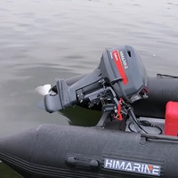 HIMARINE 9.9HP 2-Tak Mesin Tempel Poros Pendek Berbahan Bakar Bensin untuk Kapal Nelayan