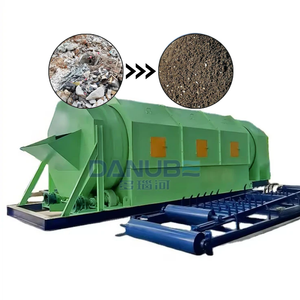 Maquinaria para el Tratamiento de Residuos Sólidos Urbanos, Equipo de Cribado Trommel para Desechos de Construcción, Separador de Residuos para Plástico - Product Image 1