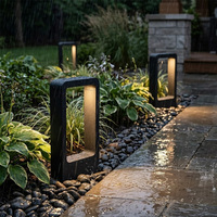 Luces Solares IP65 para Exteriores, Impermeables, de Aluminio, LED, Ángulo de Haz de 360°, Iluminación Exterior para Paisajes, Caminos, Jardines, Entradas, Patios, Decoración
