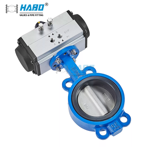 Van bướm khí nén-qt45 dễ uốn sắt thép carbon thép không gỉ <span class=keywords><strong>Wafer</strong></span> loại (DN50-DN600 PN10-PN16) cho không khí - Product Image 3