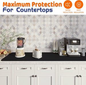 Tapis de protection multifonctionnel en silicone pour plan de travail de cuisine, grand format - Product Image 6