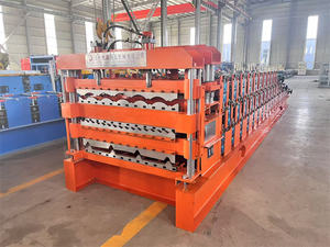 גיליון קירוי גליל להרכיב מכונה כפול שכבה mactec גלי גיליון קירוי מתכת גיליון אריח ביצוע מכונות מחיר - Product Image 5