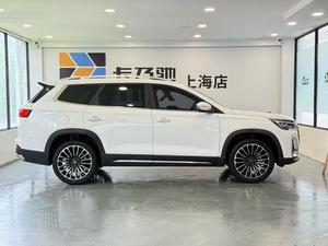 JETOUR X90 PLUS 2021 1.6TD DCT SUV à conduite à droite. Extérieur blanc, intérieur foncé. Toit ouvrant panoramique 7 places. 27 000 km de kilométrage - Product Image 4