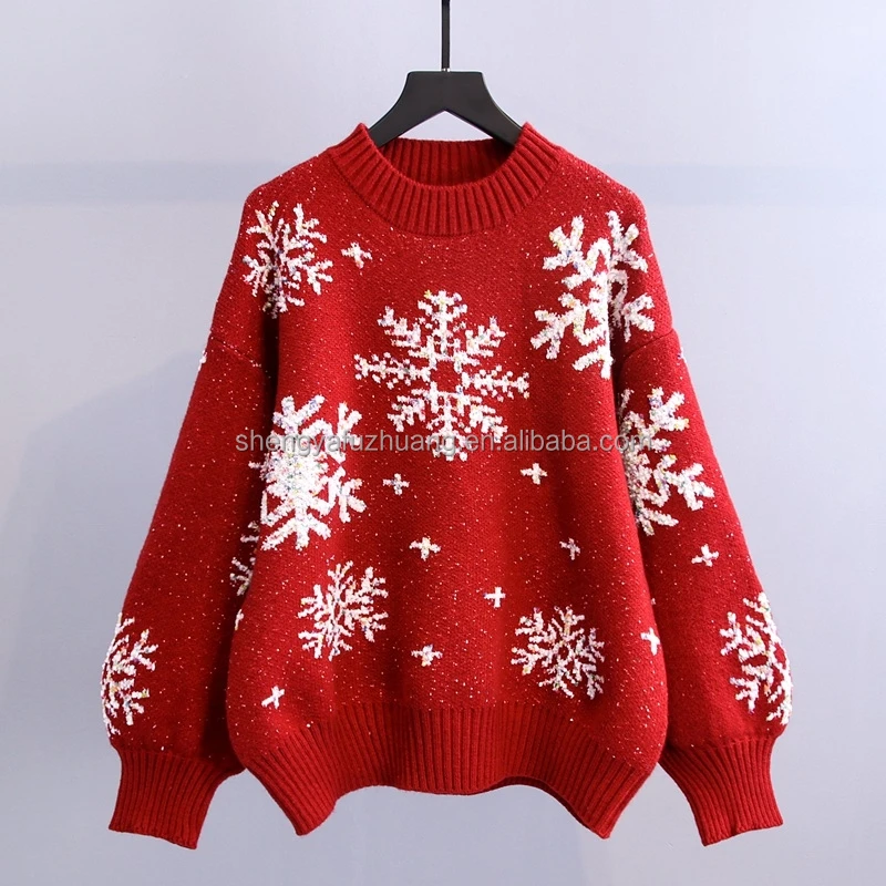 Wholesale Women's Sweaters Winter Keep Warm Ladies Wool Pullover Shirts Women's Knit Sweaters Apparel Manufacturers
