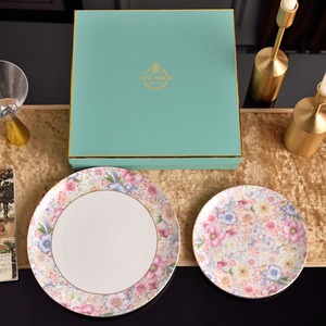 Platos de Cerámica Británicos Minimalistas Europeos de 8 y 10 Pulgadas, Vajilla Occidental para Restaurantes, Banquetes, Bodas, Presentación de Alimentos y Fiestas - Product Image 1