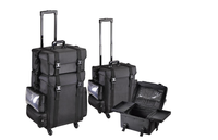Valise de maquillage à roulettes 2 en 1, nouvelle collection, professionnelle de la chine
