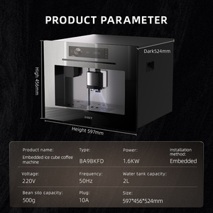 Máquina de café inteligente para el hogar, totalmente automática, <span class=keywords><strong>Espresso</strong></span> italiano, cubitos de hielo en forma de abanico, escarchador de leche, pequeño y portátil - Product Image 6