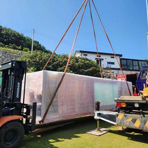 Piscina Familiar de Fibra de Vidrio Resistente a los Rayos UV, Piscina Elevada con Ventana Acrílica, Capacidad Personalizada para Uso Doméstico - Product Image 4