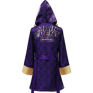 Nuevo Comercio exterior Hombres europeos y americanos Halloween Carnaval Púrpura Albornoz Cape Dance Party Stage Costume - Product Image 3