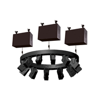 Luz de Anillo LED Móvil de 800W con Elevación de 5-8m, DMX512, Artnet, Strobe Wash para Conciertos, Escenarios, DJ, Fiestas, Eventos, Discotecas y Banquetes