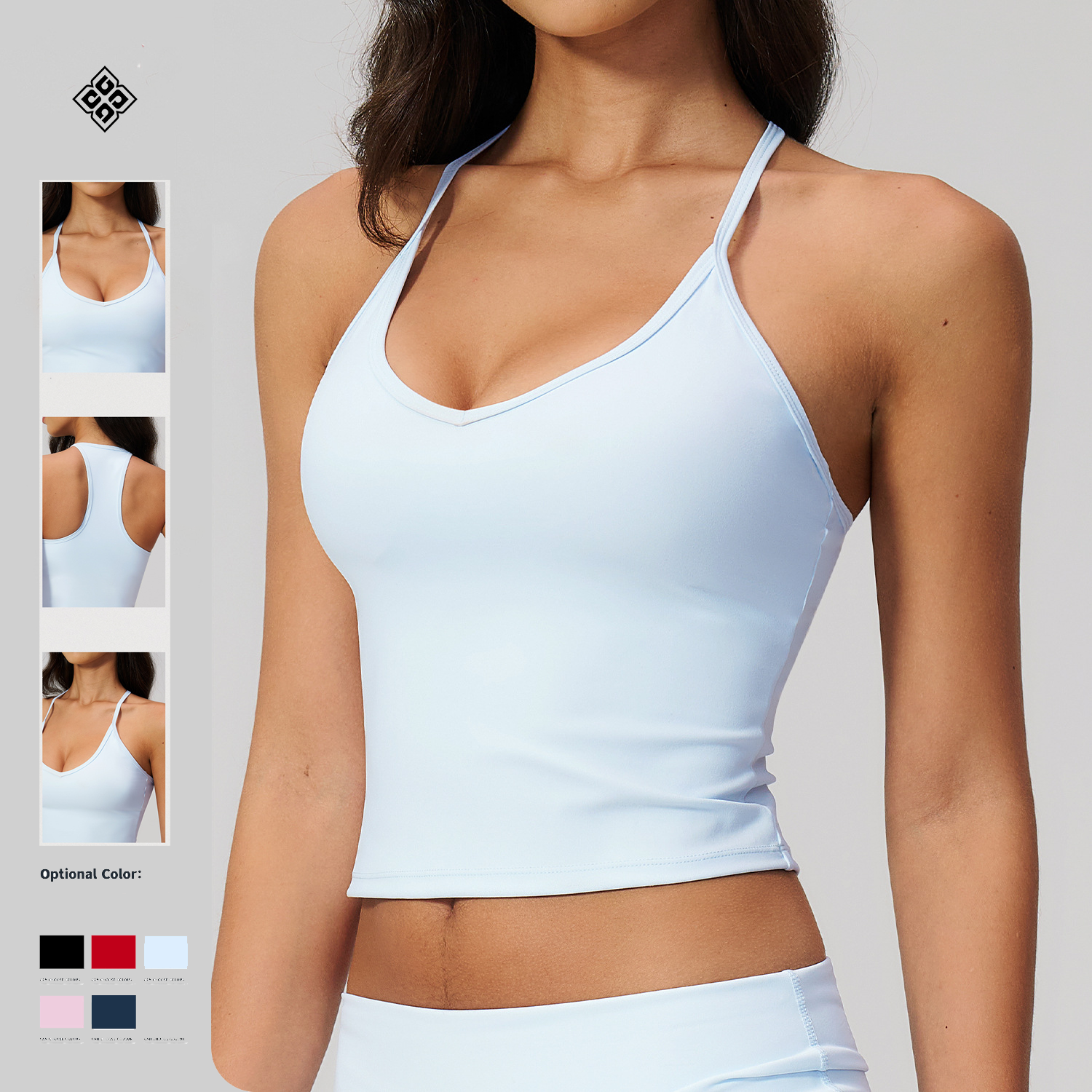 Beautiful Back Yoga Vest Quick-drying Exercise and Fitness Clothing Top for Women