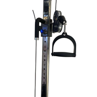 Station d'entraînement multifonctionnelle pour la musculation à domicile, machine Smith avec presse à jambes, rack à squats, crossover à câbles et lat pulldown