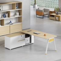 Bureau de direction écologique de qualité E0, table de bureau moderne et simple pour manager, mobilier de bureau, bureau de patron, bureau de directeur