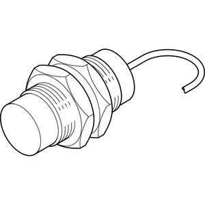 Sensor de proximidad inductivo de la serie industrial DCB30MN20NO-3 INE-100 con distancias de detección dobles y triples. - Product Image 1