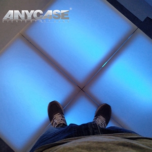 RGB 60*60cm Aluminio Blanco Pista de baile Pantalla LED Evento Acrílico Lumo Etapa para bodas y eventos - Product Image 4