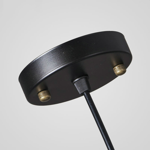 Lustre <span class=keywords><strong>Noir</strong></span> de Style Industriel Rétro Restaurant Bar Luminaire Suspendu en Métal Atmosphère Lampe Suspendue - Product Image 6