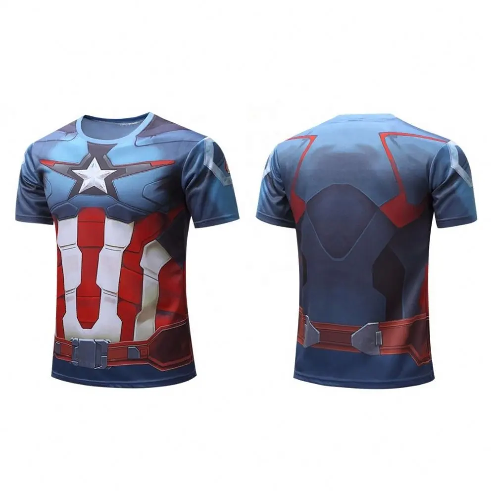 Günstige Sport Schweiß Komfortable Modal Shirt Übergroße benutzer definierte schnell trocknende Polyester All Over Print 3D Sublimation T-Shirts