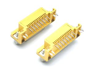 TYPE de rivet DIP à Angle droit femelle D-SUB avec Boardlock et empreinte de pied de vis de cric avant = 8.08mm 15P - Product Image 2