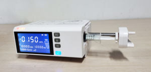 Pompe à seringue médicale sans fil, prix de la pompe à seringue vétérinaire d'anesthésie électrique - Product Image 3