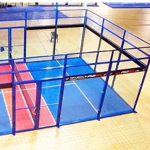 Certificat CE Cage de football <span class=keywords><strong>Padbol</strong></span> Nouveau terrain de sport intérieur extérieur unique Cage de football pour 5 personnes Cour <span class=keywords><strong>Padbol</strong></span> - Product Image 5